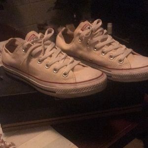 Converse All-Stars..antique white..EUC